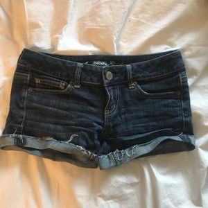 american eagle low rise jean shorts